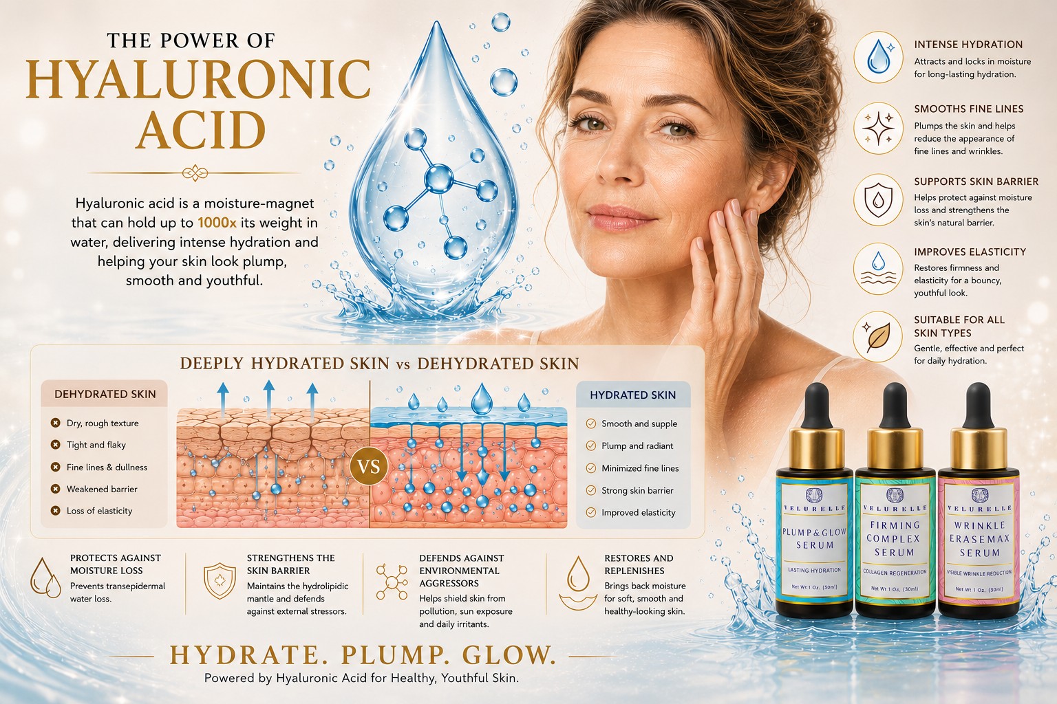 Why Hyaluronic Acid is Essential for Moisturizing Your Skin – Velurelle blog